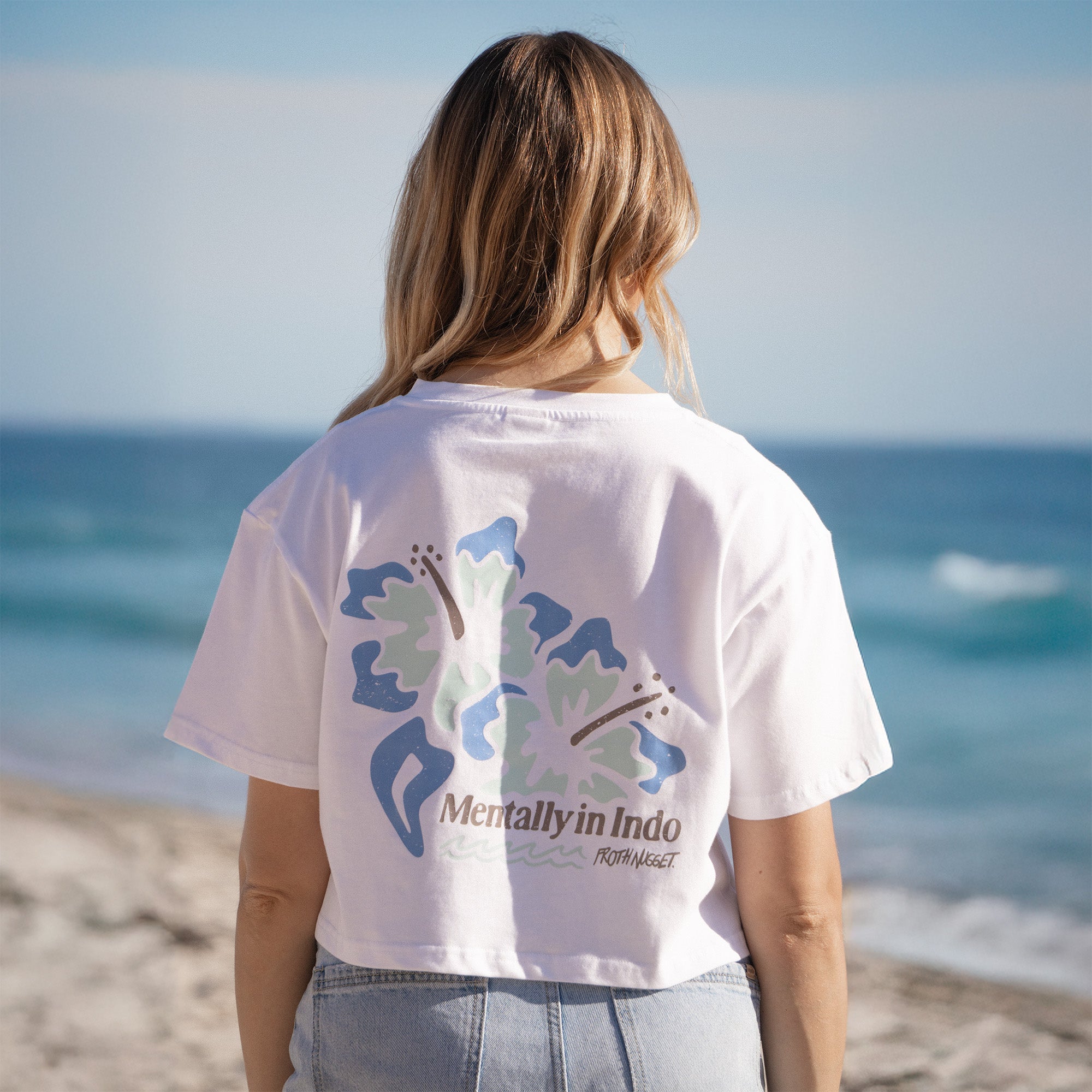 Mentally in Indo Cropped T-shirt