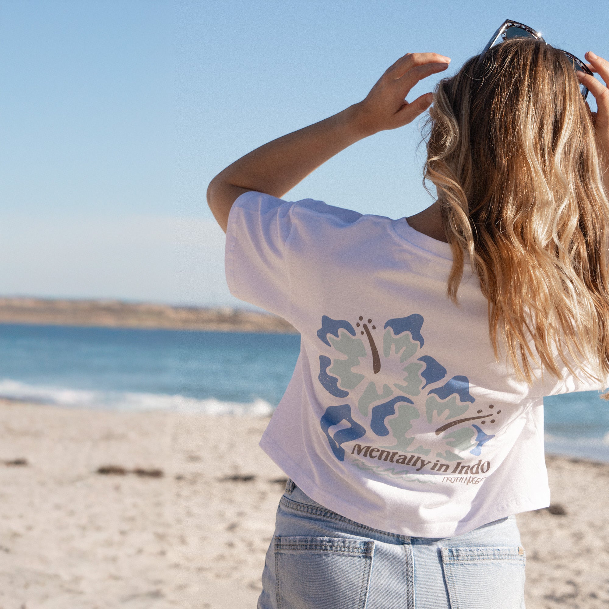Mentally in Indo Cropped T-shirt