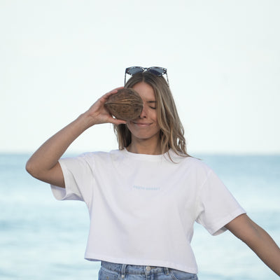 Locos for Cocos Cropped T-shirt