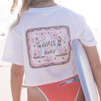 Girls Who Surf Cropped T-shirt