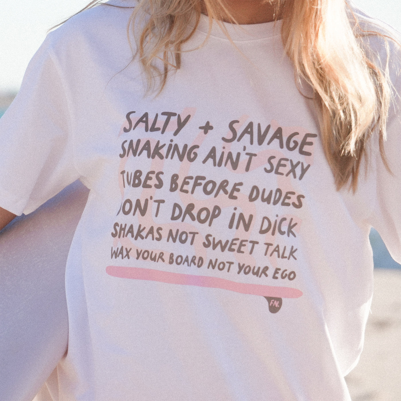 Salty + Savage Boyfriend T-shirt