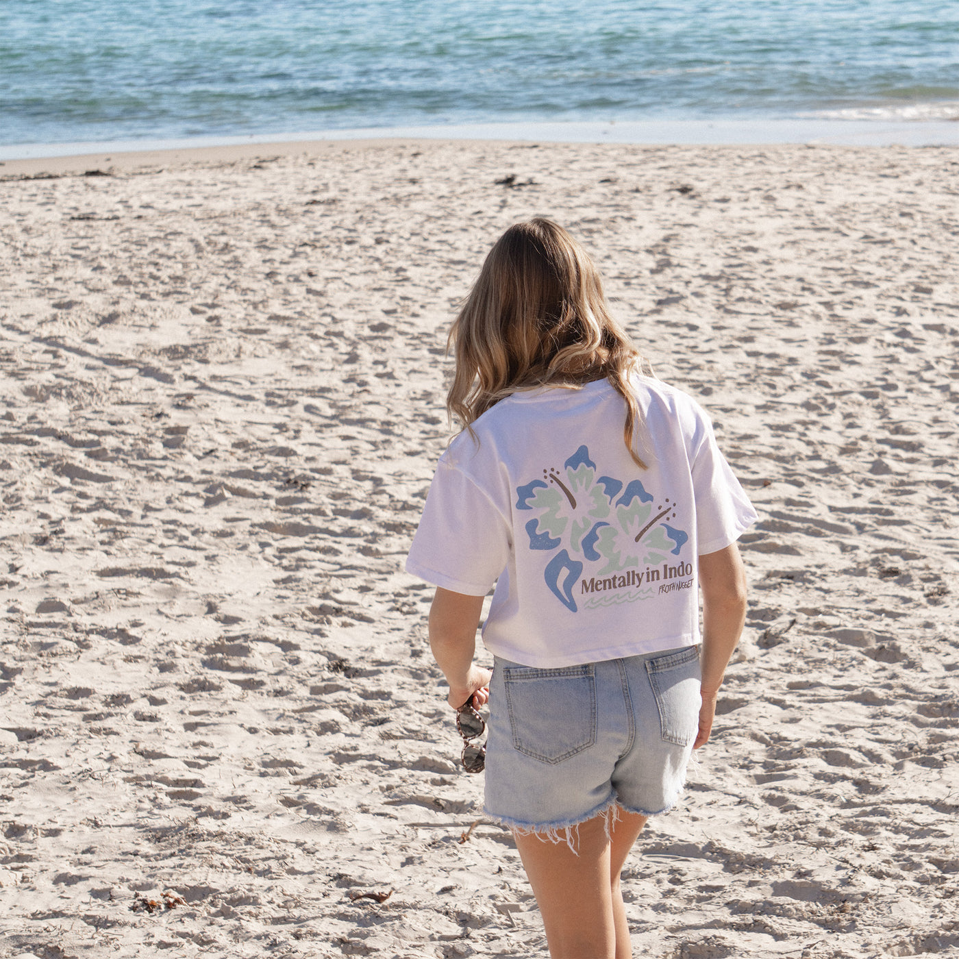 Mentally in Indo Cropped T-shirt