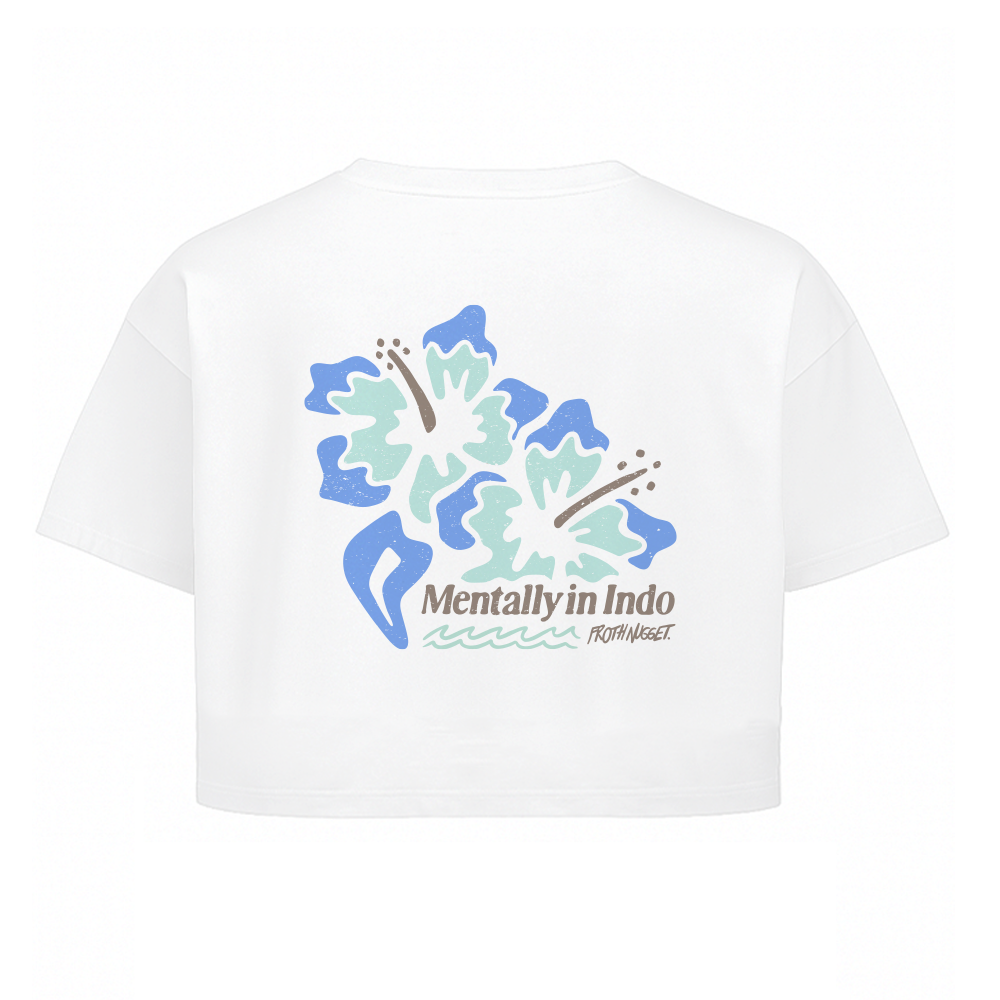 Mentally in Indo Cropped T-shirt