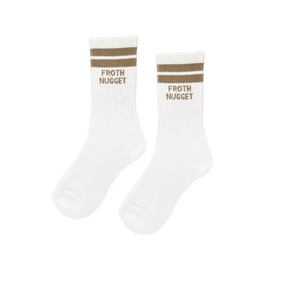 Striped Crew Socks | Men's Striped Socks | Froth Nugget