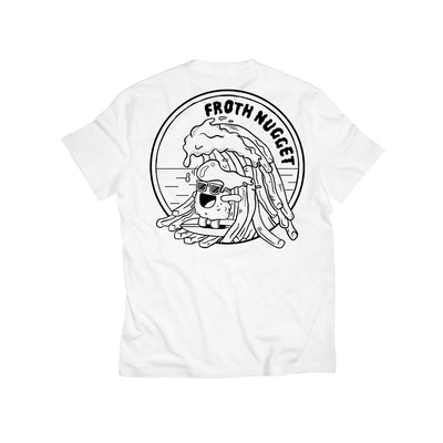 White Crew Neck Tee | Best Crew Neck Tee | Froth Nugget