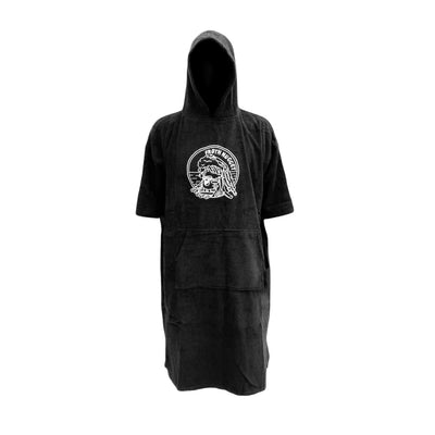 Black Hooded Towel | Adult Hooded Towel | Froth Nugget